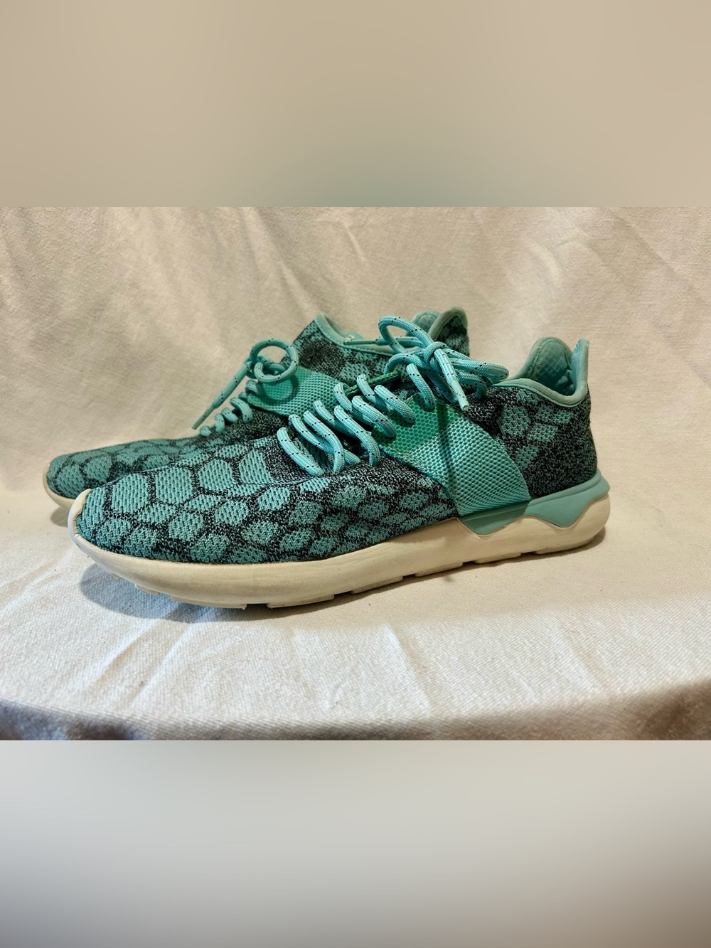 Adidas Tubular Runner Primeknit Blue Spirit Size 11.5 B25572